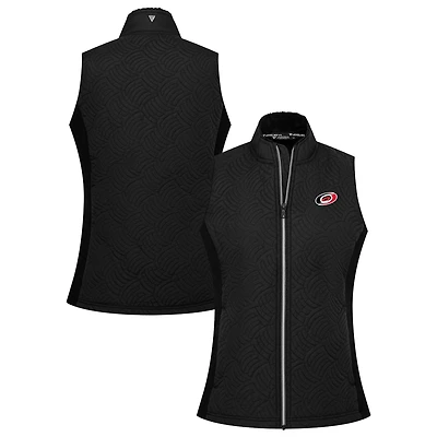 Women's Levelwear Black Carolina Hurricanes Sandra Full-Zip Vest
