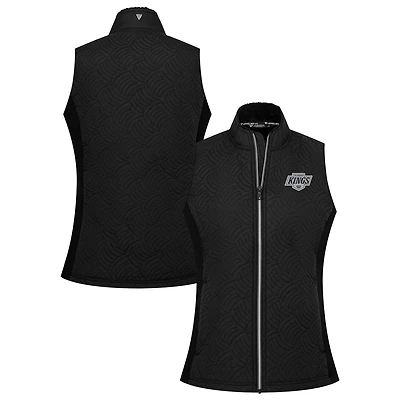 Women's Levelwear Black Los Angeles Kings Sandra Full-Zip Vest
