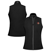 Women's Levelwear Black Ottawa Senators Sandra Full-Zip Vest