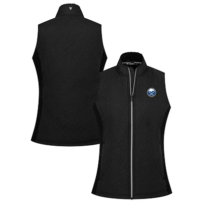 Women's Levelwear Black Buffalo Sabres Sandra Full-Zip Vest