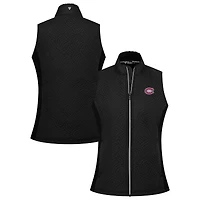 Women's Levelwear Black Montreal Canadiens Sandra Full-Zip Vest
