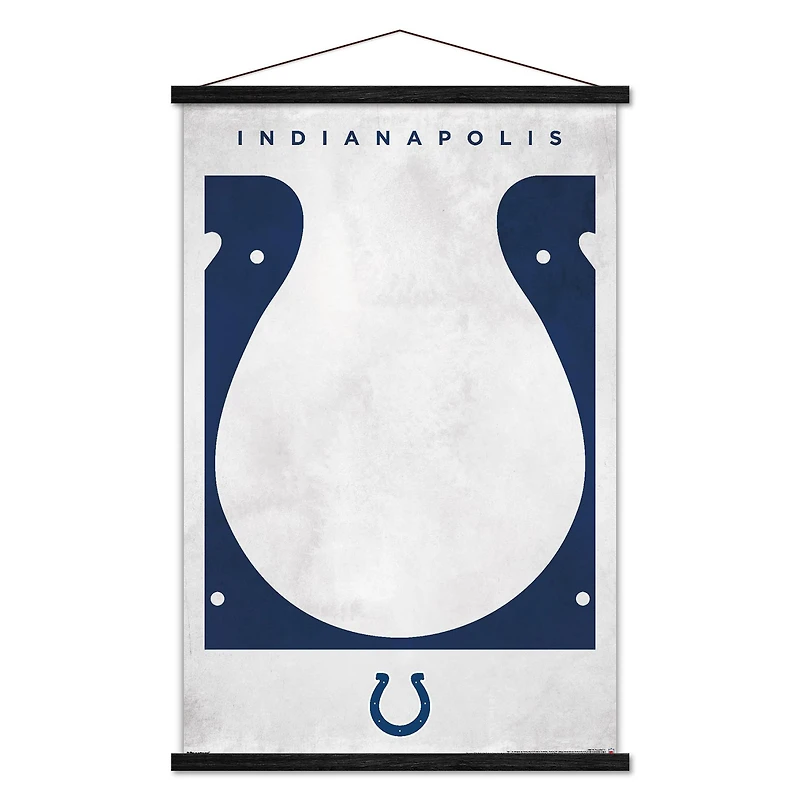 Indianapolis Colts 24" x 35" Poster with Magnetic Frame