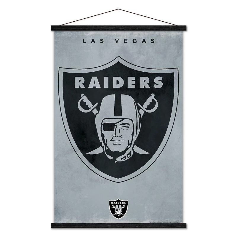 Las Vegas Raiders 24" x 35" Poster with Magnetic Frame