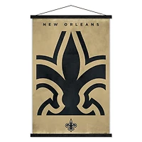 New Orleans Saints 24" x 35" Poster with Magnetic Frame