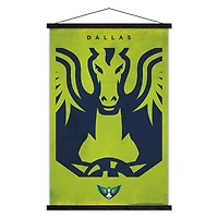 Dallas Wings 24" x 35" Poster with Magnetic Frame