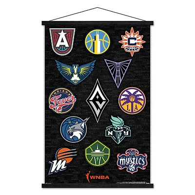 WNBA 24" x 35" Poster with Magnetic Frame