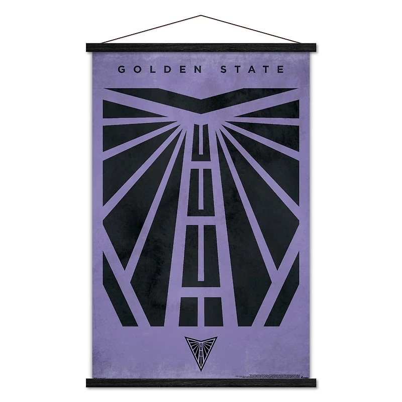 Golden State Valkyries 24" x 35" Poster with Magnetic Frame