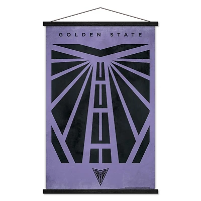 Golden State Valkyries 24" x 35" Poster with Magnetic Frame