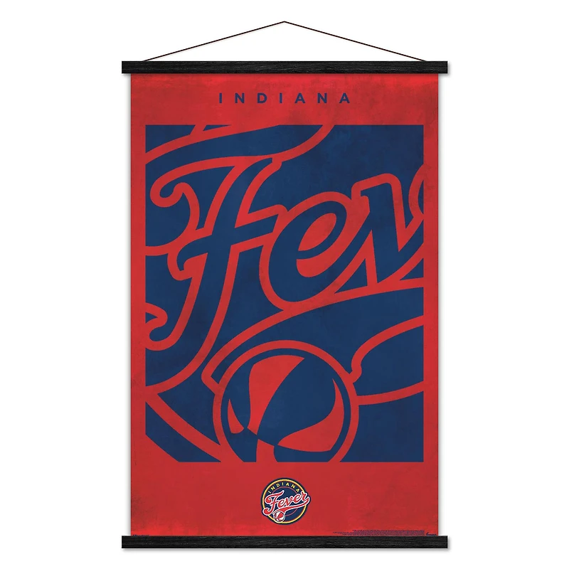 Indiana Fever 24" x 35" Poster with Magnetic Frame
