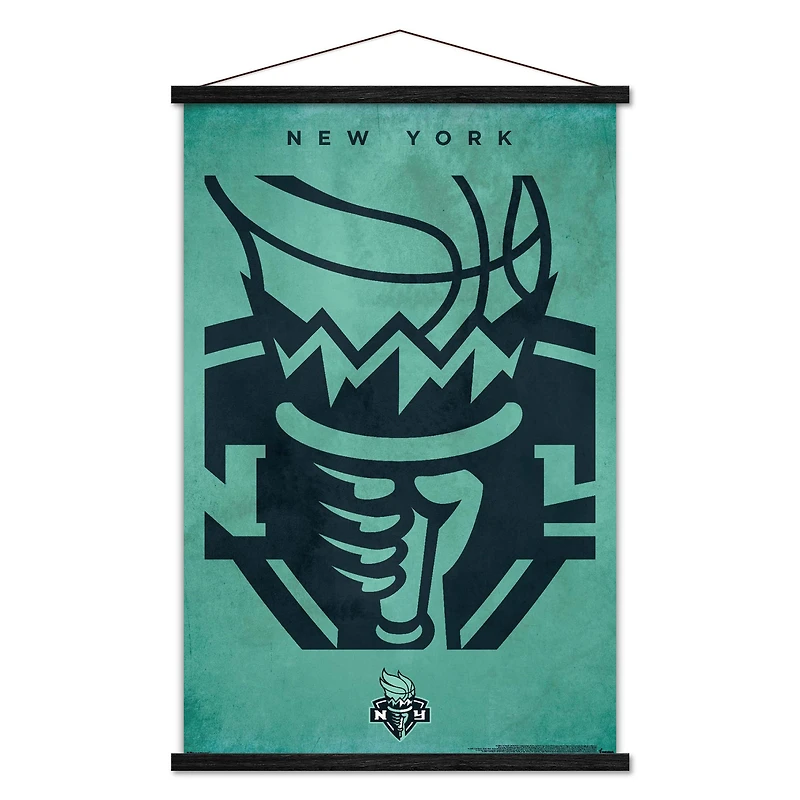 New York Liberty 24" x 35" Poster with Magnetic Frame