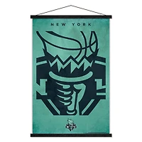 New York Liberty 24" x 35" Poster with Magnetic Frame