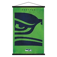 Seattle Seahawks 24" x 35" Poster with Magnetic Frame