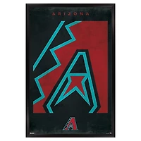 Arizona Diamondbacks 24" x 36" Framed Poster