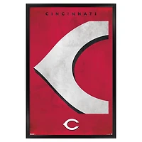 Cincinnati Reds 24" x 36" Framed Poster