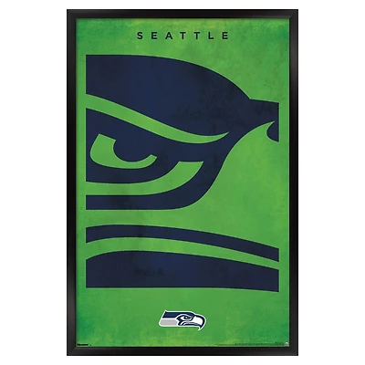 Seattle Seahawks 24" x 36" Framed Poster