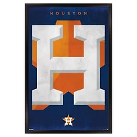 Houston Astros 24" x 36" Framed Poster