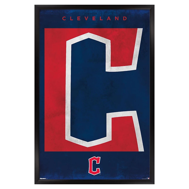 Cleveland Guardians 24" x 36" Framed Poster