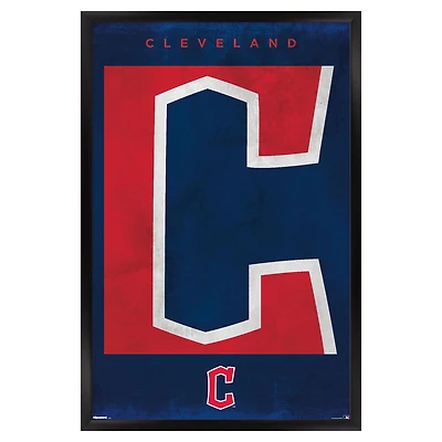 Cleveland Guardians 24" x 36" Framed Poster