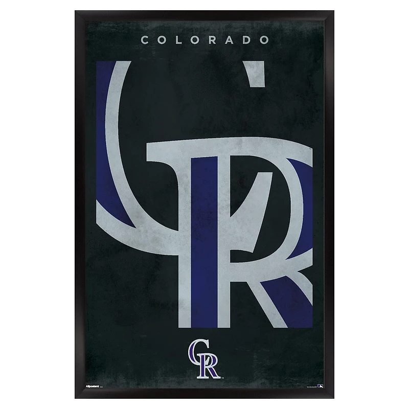 Colorado Rockies 24" x 36" Framed Poster
