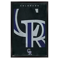 Colorado Rockies 24" x 36" Framed Poster