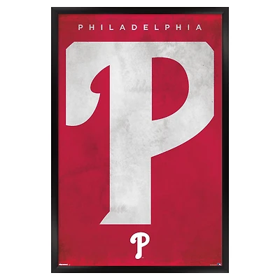 Philadelphia Phillies 24" x 36" Framed Poster