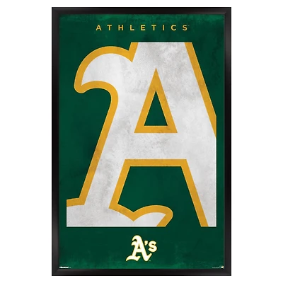 Athletics 24" x 36" Framed Poster