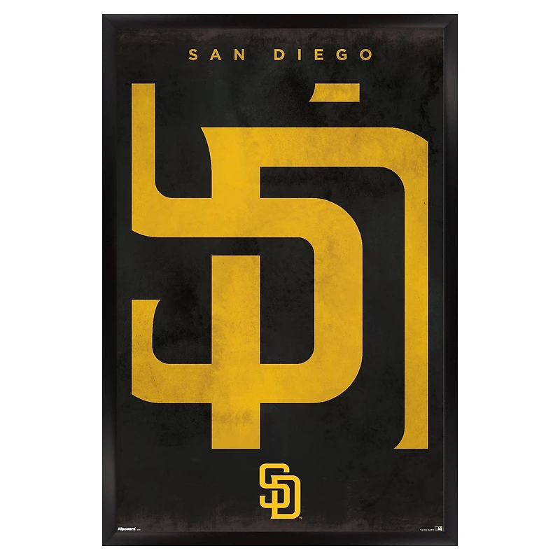 San Diego Padres 24" x 36" Framed Poster