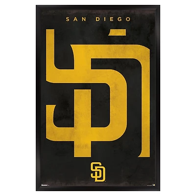 San Diego Padres 24" x 36" Framed Poster