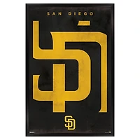 San Diego Padres 24" x 36" Framed Poster