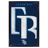 Tampa Bay Rays 24" x 36" Framed Poster