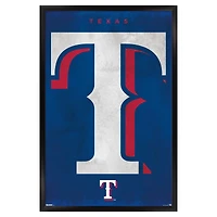 Texas Rangers 24" x 36" Framed Poster