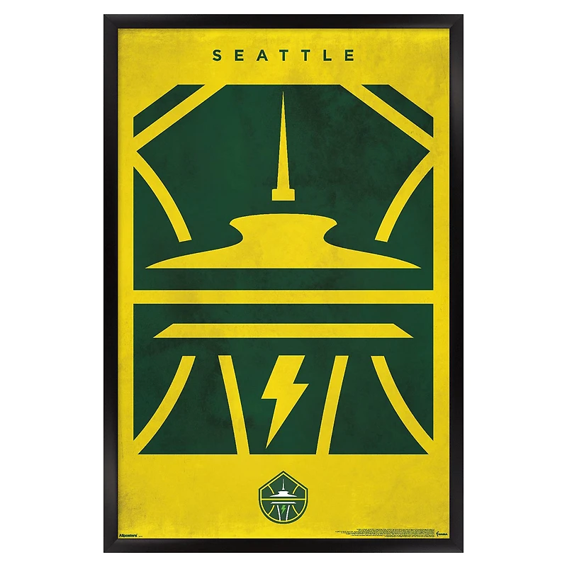 Seattle Storm 24" x 36" Framed Poster