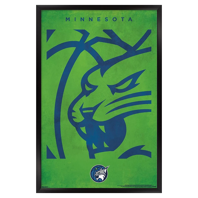 Minnesota Lynx 24" x 36" Framed Poster