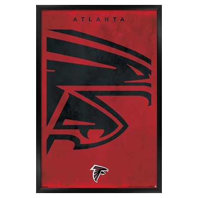 Atlanta Falcons 24" x 36" Framed Poster