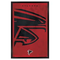 Atlanta Falcons 24" x 36" Framed Poster