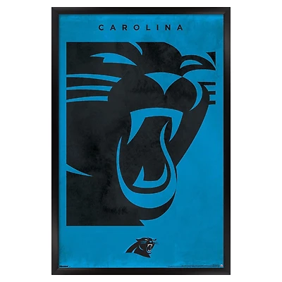 Carolina Panthers 24" x 36" Framed Poster