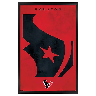 Houston Texans 24" x 36" Framed Poster