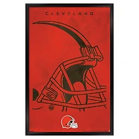 Cleveland Browns 24" x 36" Framed Poster