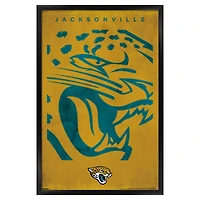 Jacksonville Jaguars 24" x 36" Framed Poster