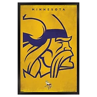 Minnesota Vikings 24" x 36" Framed Poster