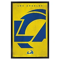 Los Angeles Rams 24" x 36" Framed Poster