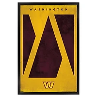 Washington Commanders 24" x 36" Framed Poster