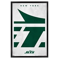 New York Jets 24" x 36" Framed Poster