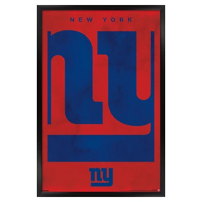 New York Giants 24" x 36" Framed Poster