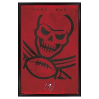Tampa Bay Buccaneers 24" x 36" Framed Poster