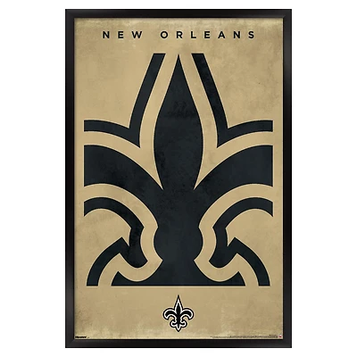 New Orleans Saints 24" x 36" Framed Poster