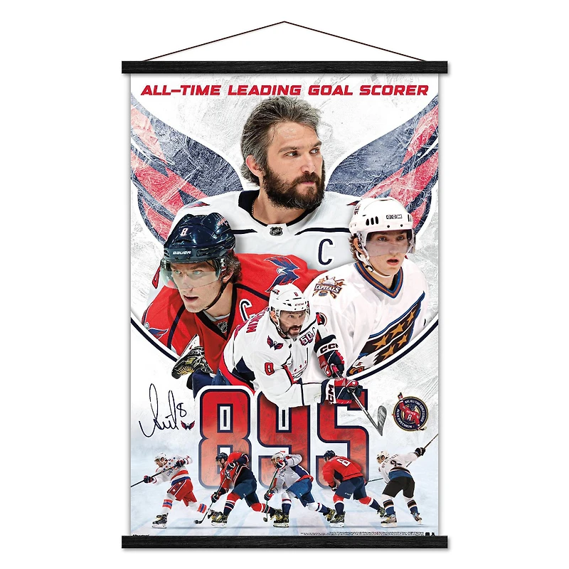Alexander Ovechkin Washington Capitals 24" x 35" Player Poster with Magnetic Frame