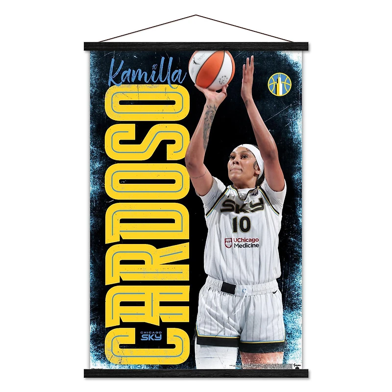 Kamilla Cardoso Chicago Sky 24" x 35" Player Poster with Magnetic Frame