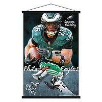 Saquon Barkley Philadelphia Eagles 24" x 35" Player Poster with Magnetic Frame