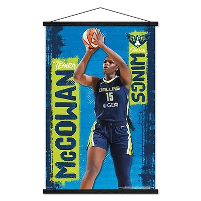 Teaira McCowan Dallas Wings 24" x 35" Player Poster with Magnetic Frame